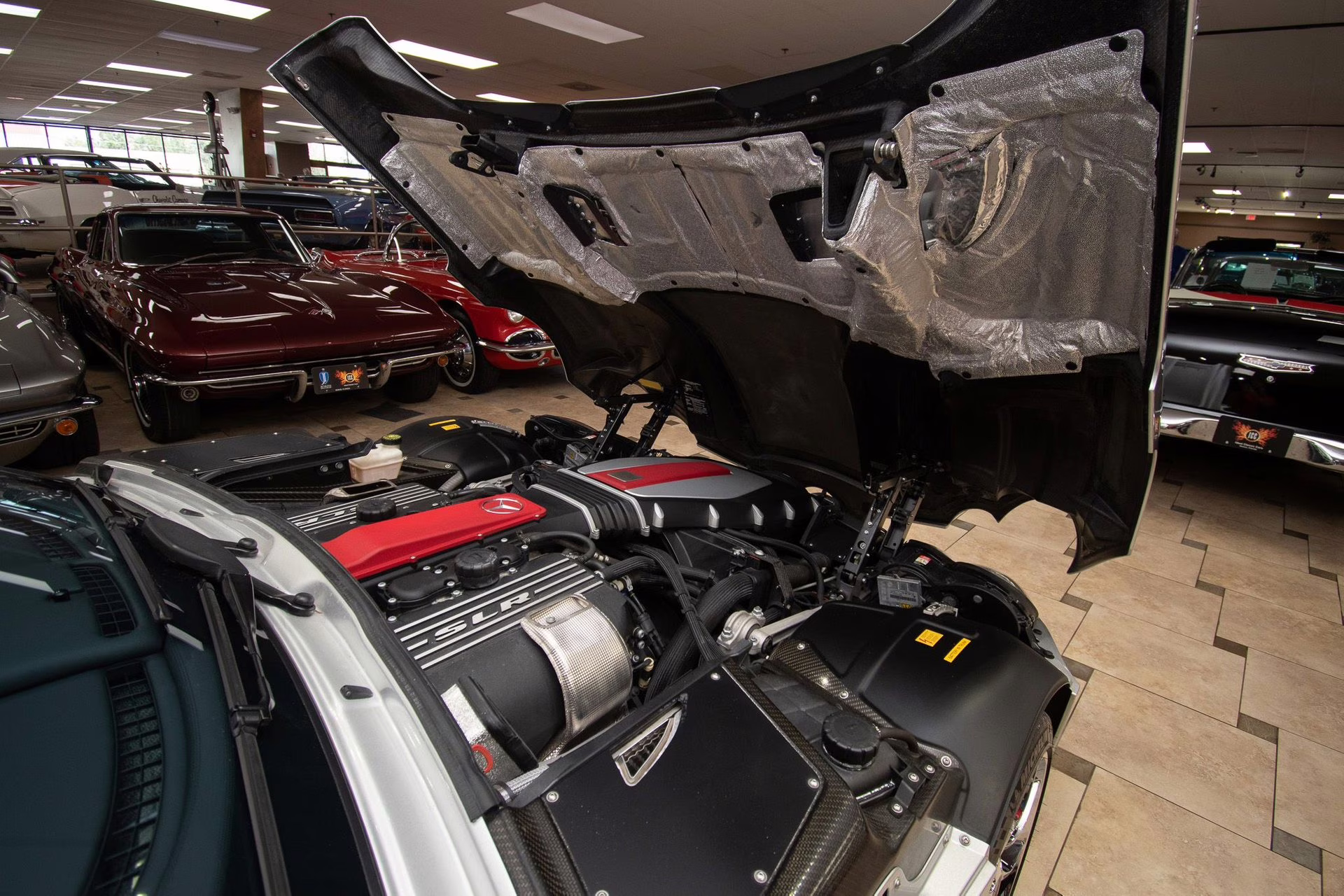 2005 Crystal Laurite Silver Mercedes-Benz SLR