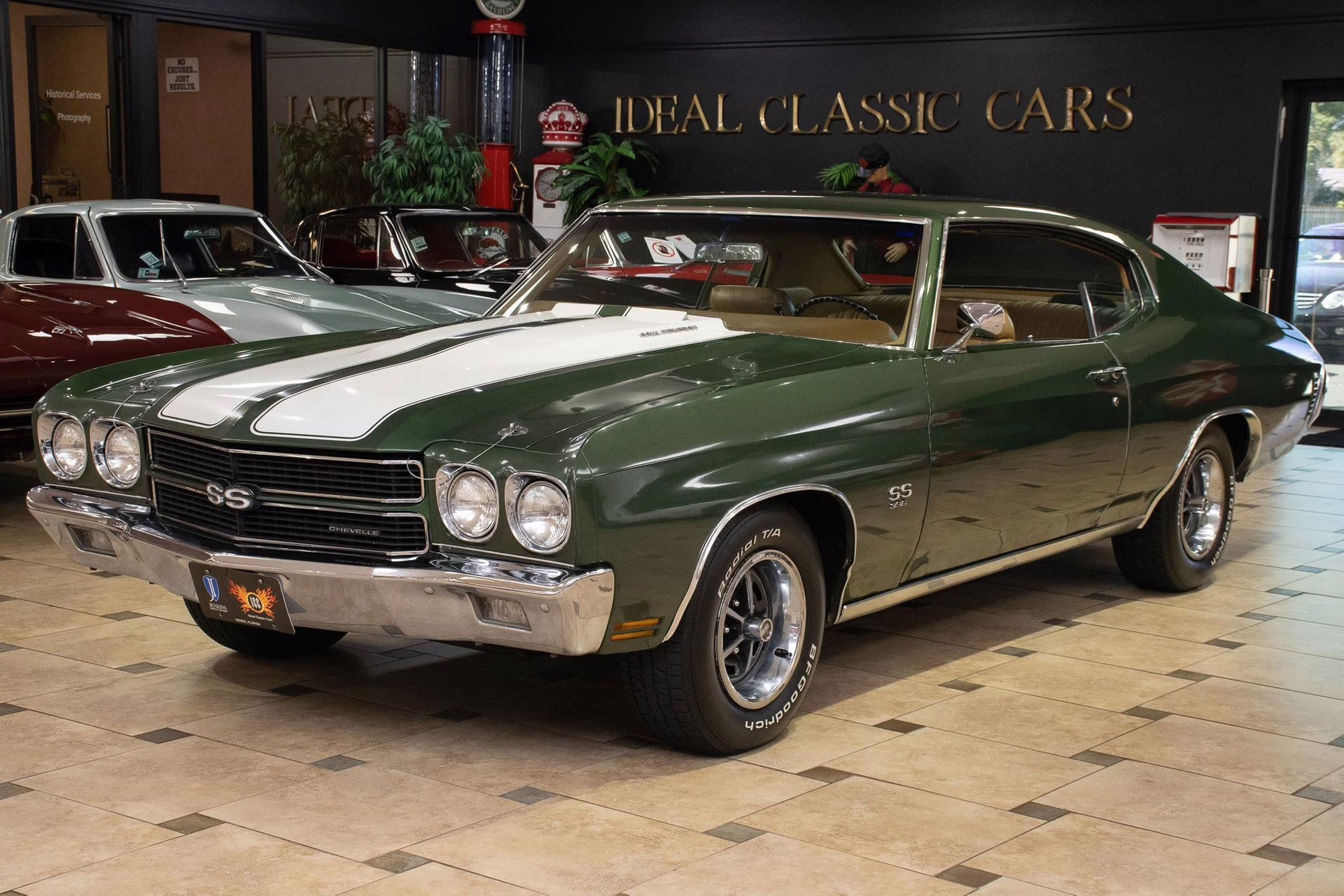 Forest Green 1970 Chevrolet Chevelle Coupe Automatic