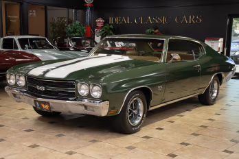 1970 Forest Green Chevrolet Chevelle SS396 - Survivor, #s Matching Real Super Sport, Bu Coupe