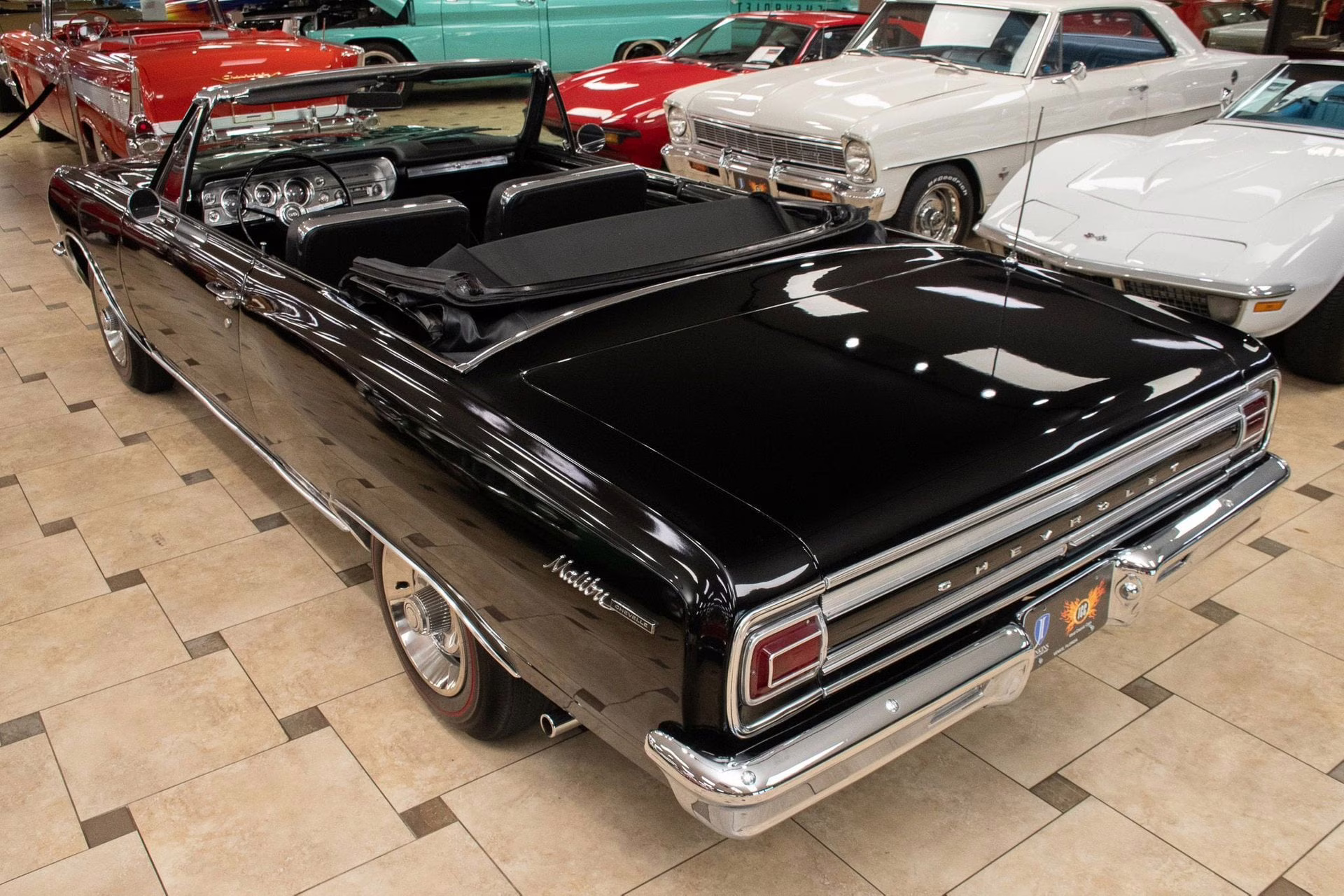1965 Tuxedo Black Chevrolet Chevelle Restomod - 454C.I. V8, New A/C Convertible