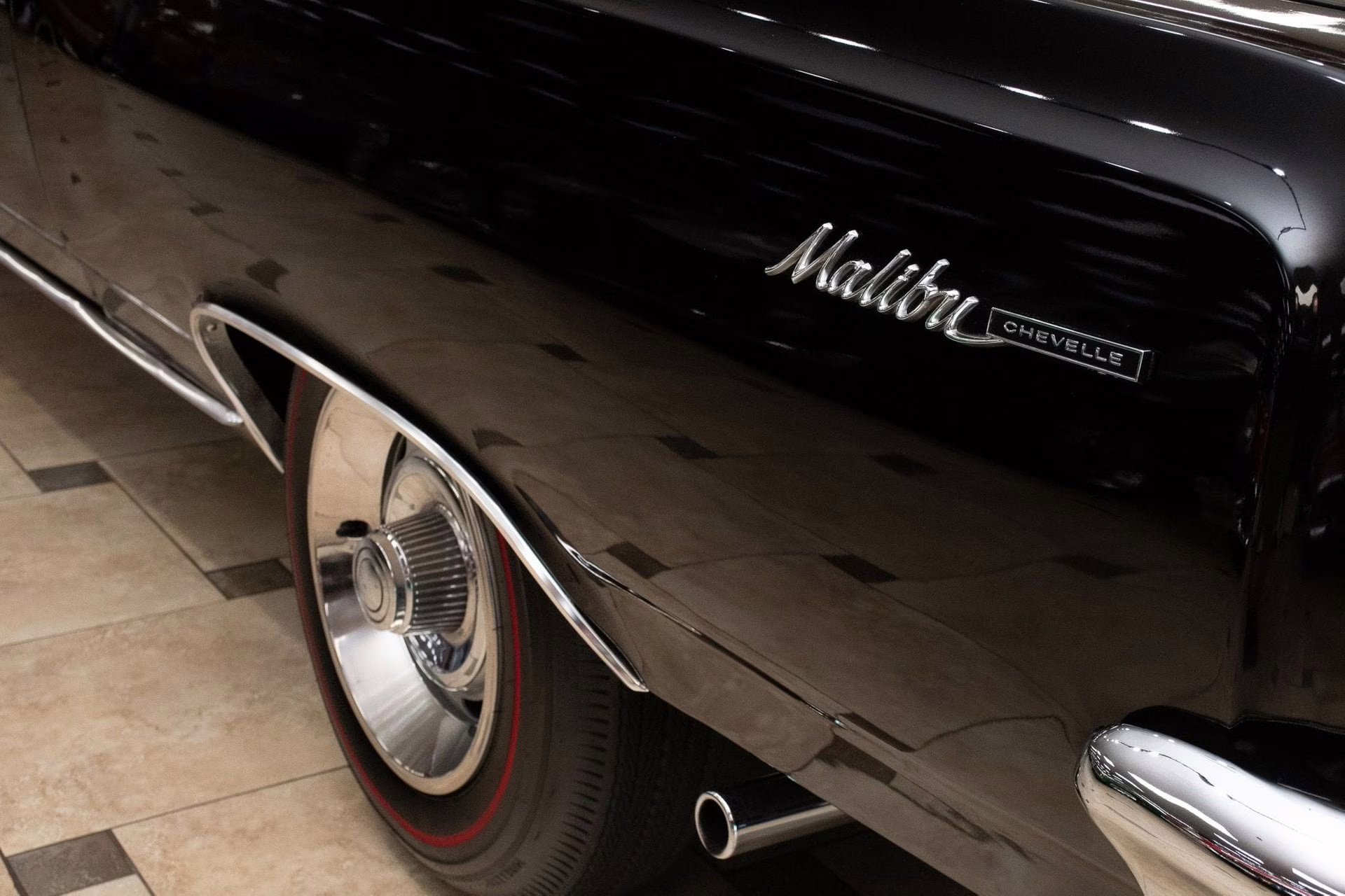 1965 Tuxedo Black Chevrolet Chevelle Restomod - 454C.I. V8, New A/C Convertible