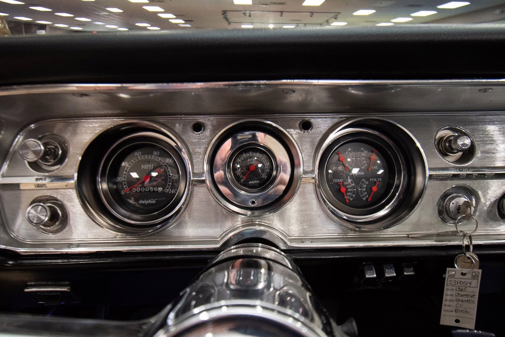 1965 Tuxedo Black Chevrolet Chevelle Restomod - 454C.I. V8, New A/C Convertible