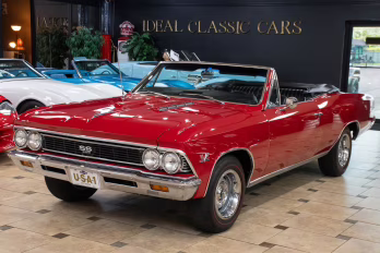 1966 Bolero Red Chevrolet Chevelle SS396 - Real 138 Code SS Convertible