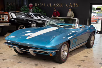 1965 Nassau Blue Chevrolet Corvette - A/C, PS, PB Convertible