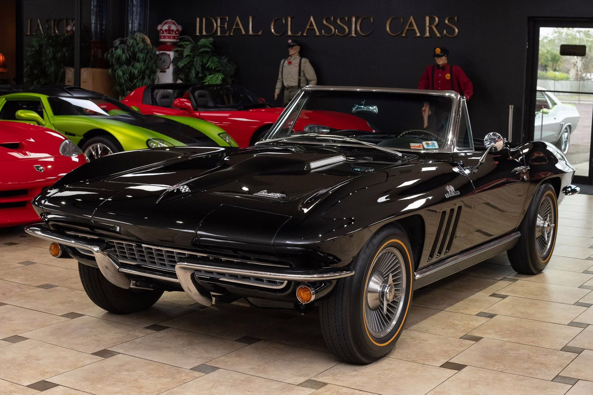 Tuxedo Black 1966 Chevrolet Corvette Coupe 4-Speed Manual