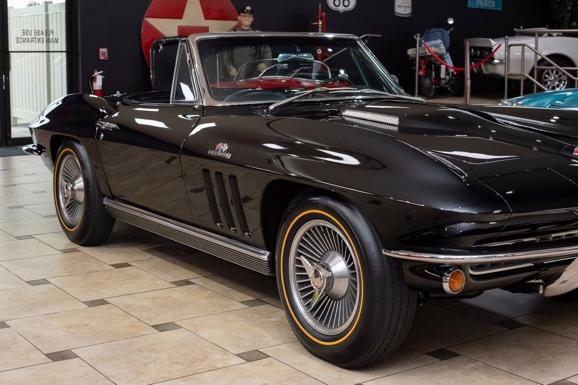 1966 Tuxedo Black Chevrolet Corvette - #s Match 427C.I. Big Block, Triple Black Convertible