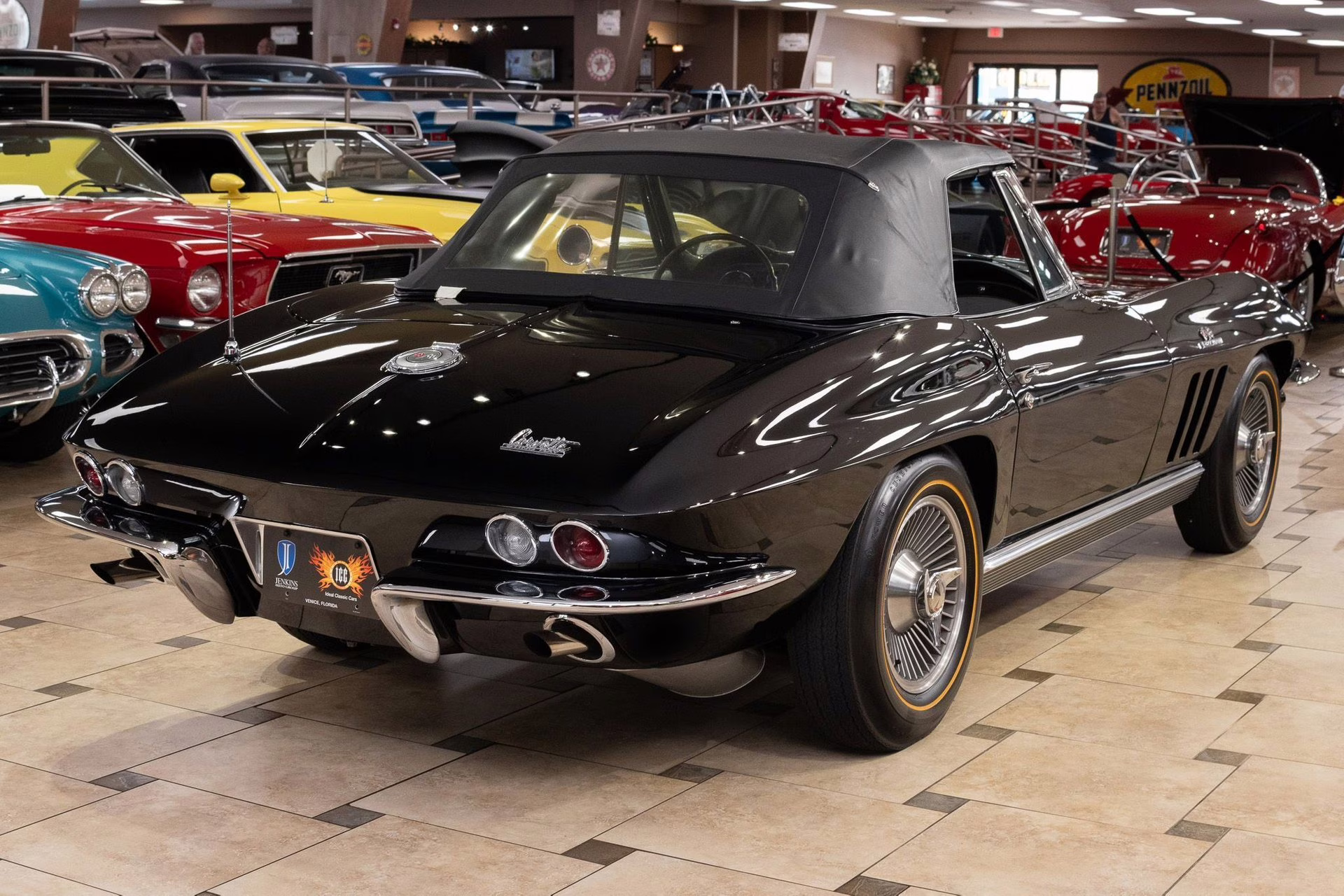 1966 Tuxedo Black Chevrolet Corvette - #s Match 427C.I. Big Block, Triple Black Convertible