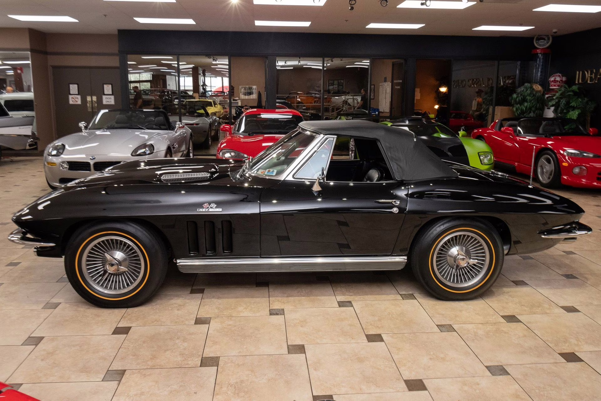 1966 Tuxedo Black Chevrolet Corvette - #s Match 427C.I. Big Block, Triple Black Convertible