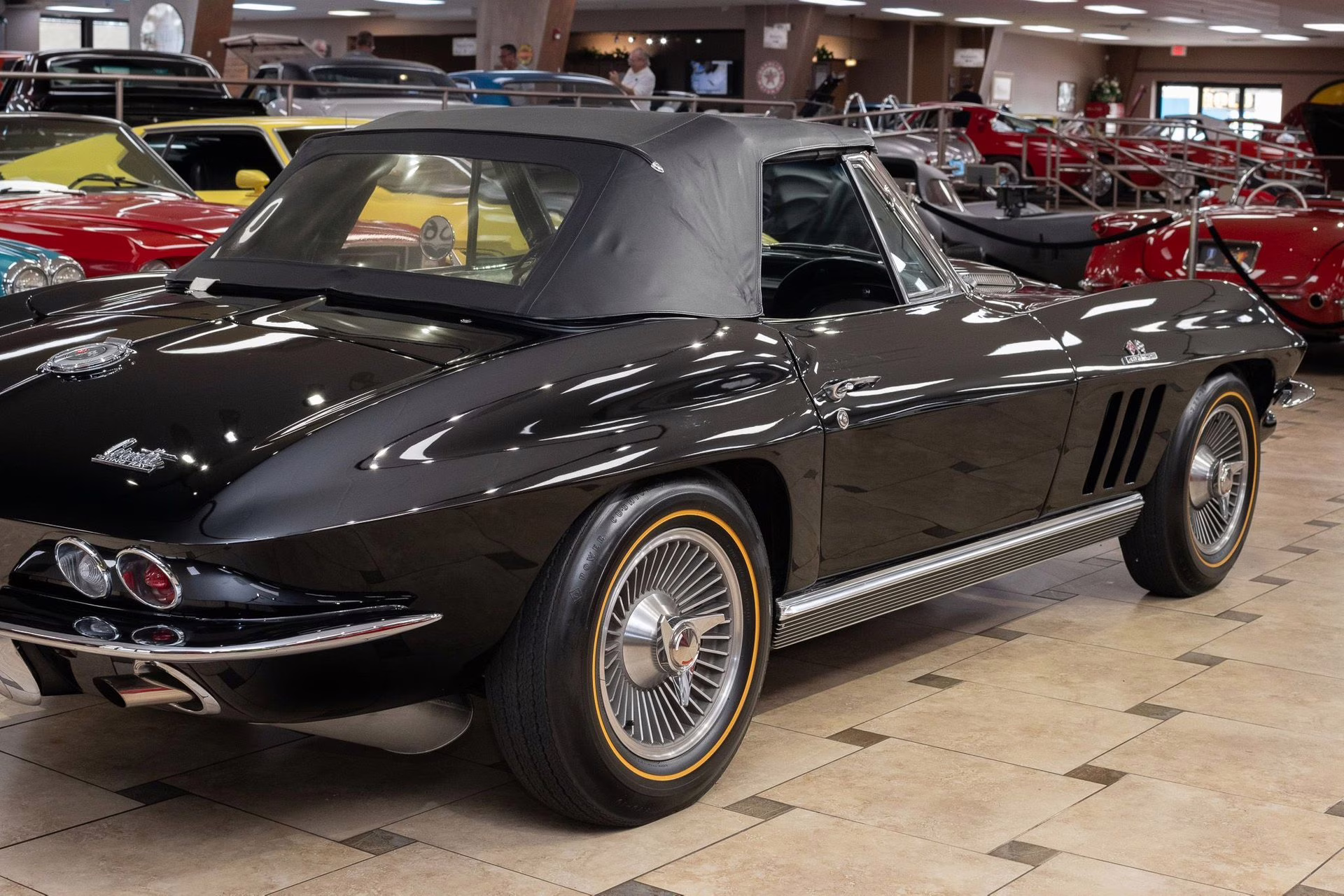 1966 Tuxedo Black Chevrolet Corvette - #s Match 427C.I. Big Block, Triple Black Convertible