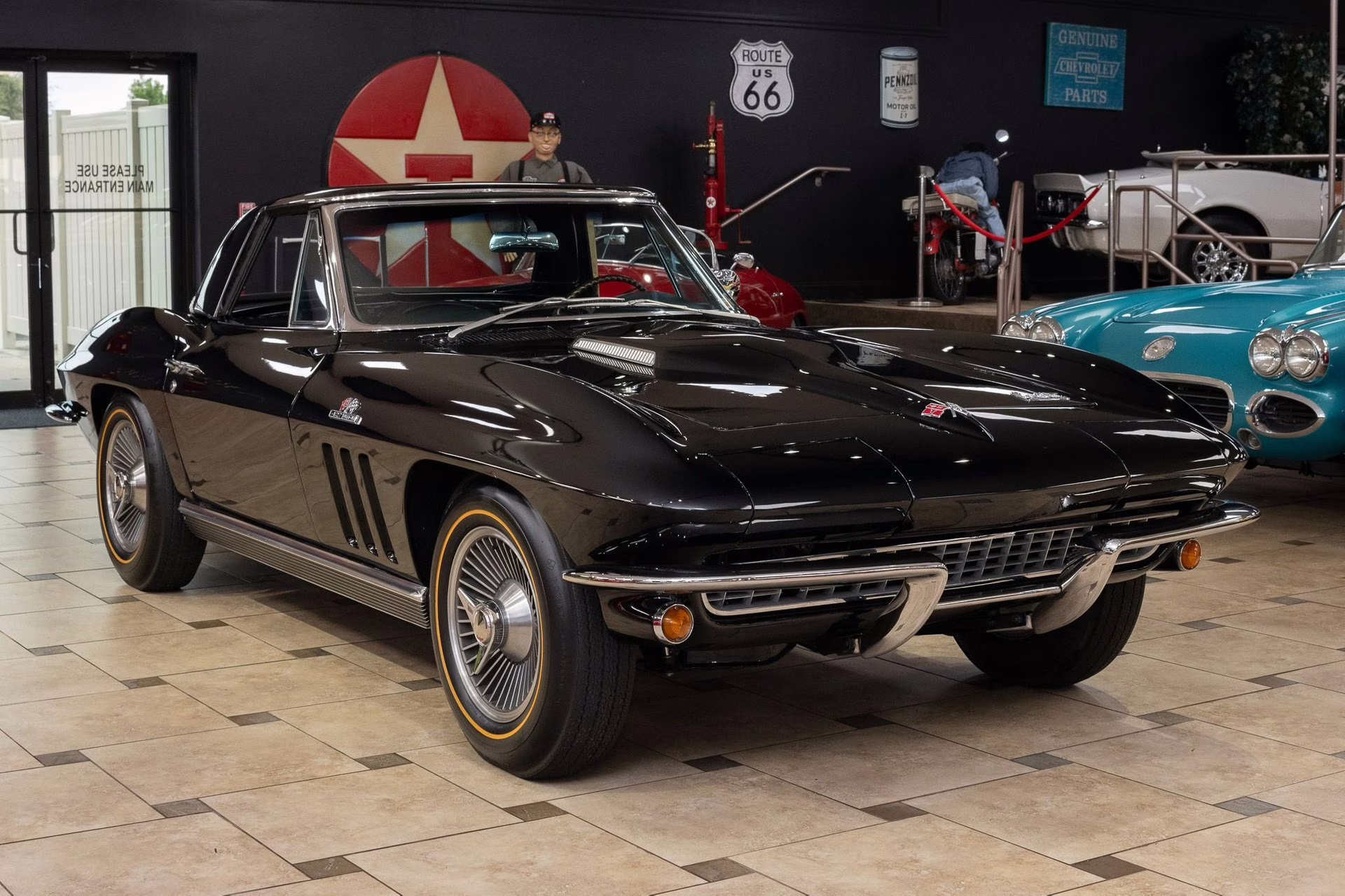 1966 Tuxedo Black Chevrolet Corvette - #s Match 427C.I. Big Block, Triple Black Convertible