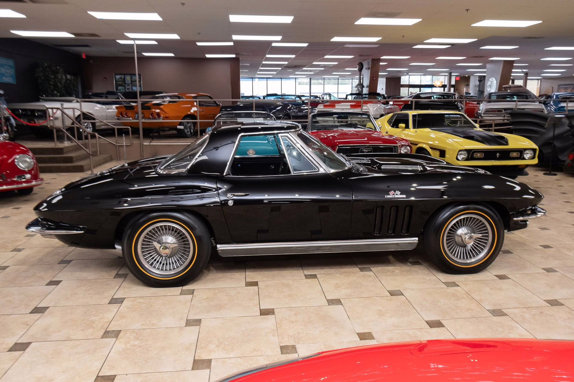1966 Tuxedo Black Chevrolet Corvette - #s Match 427C.I. Big Block, Triple Black Convertible