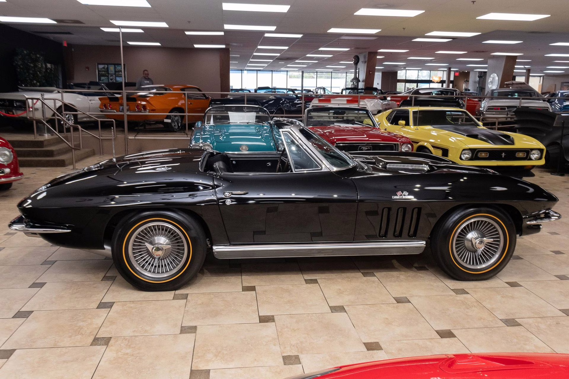 1966 Tuxedo Black Chevrolet Corvette - #s Match 427C.I. Big Block, Triple Black Convertible