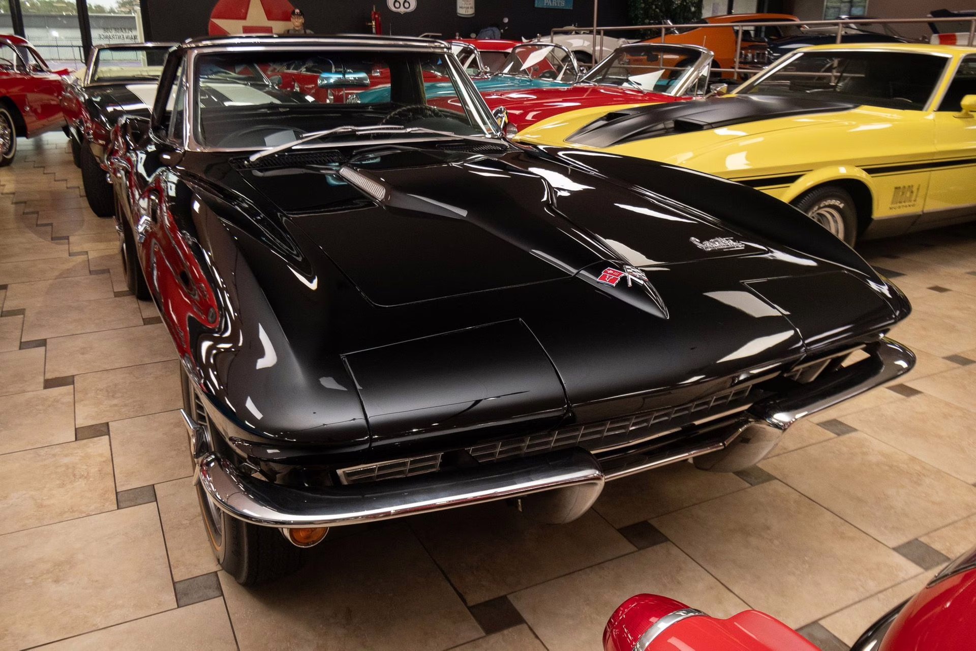 1966 Tuxedo Black Chevrolet Corvette - #s Match 427C.I. Big Block, Triple Black Convertible