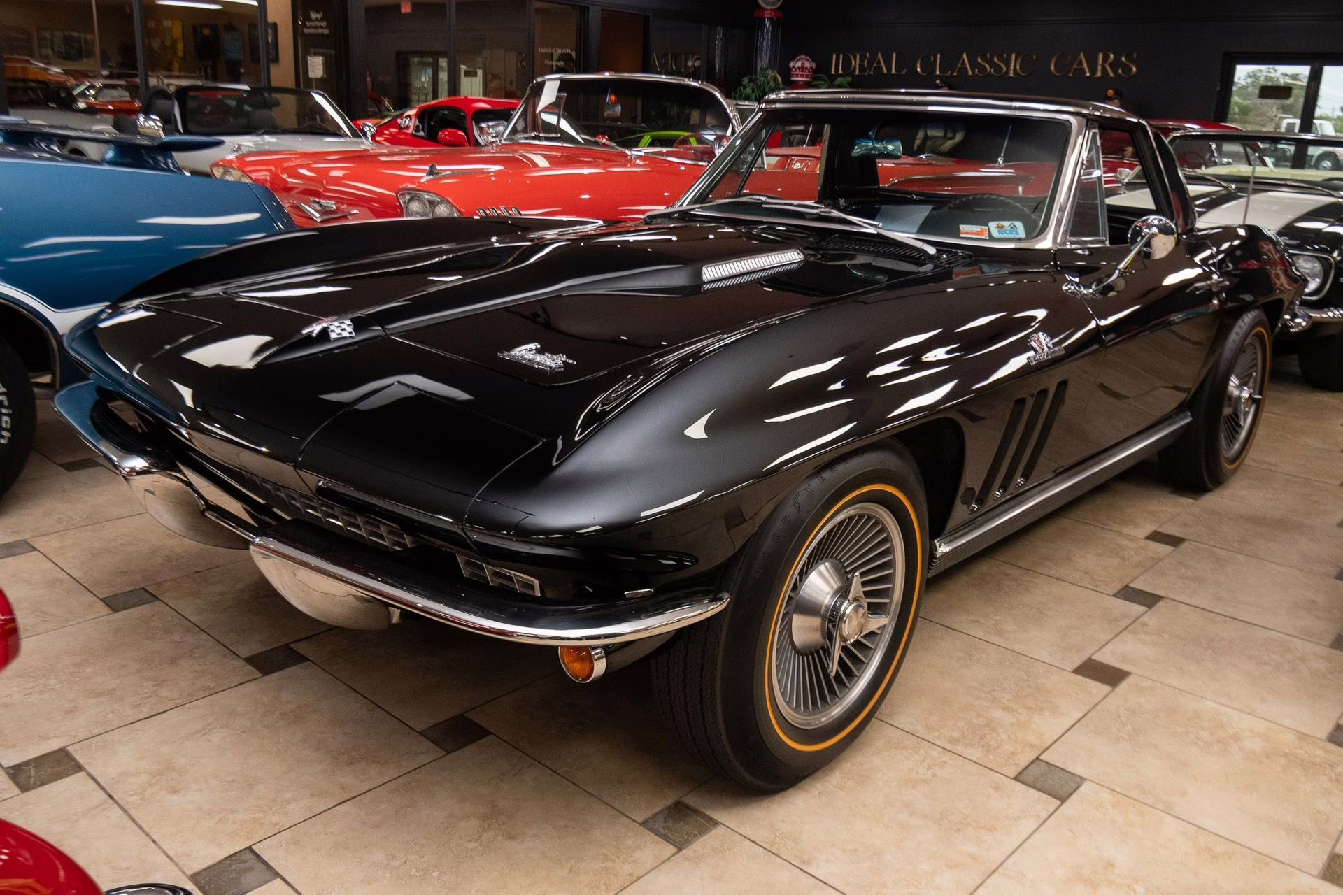 1966 Tuxedo Black Chevrolet Corvette - #s Match 427C.I. Big Block, Triple Black Convertible