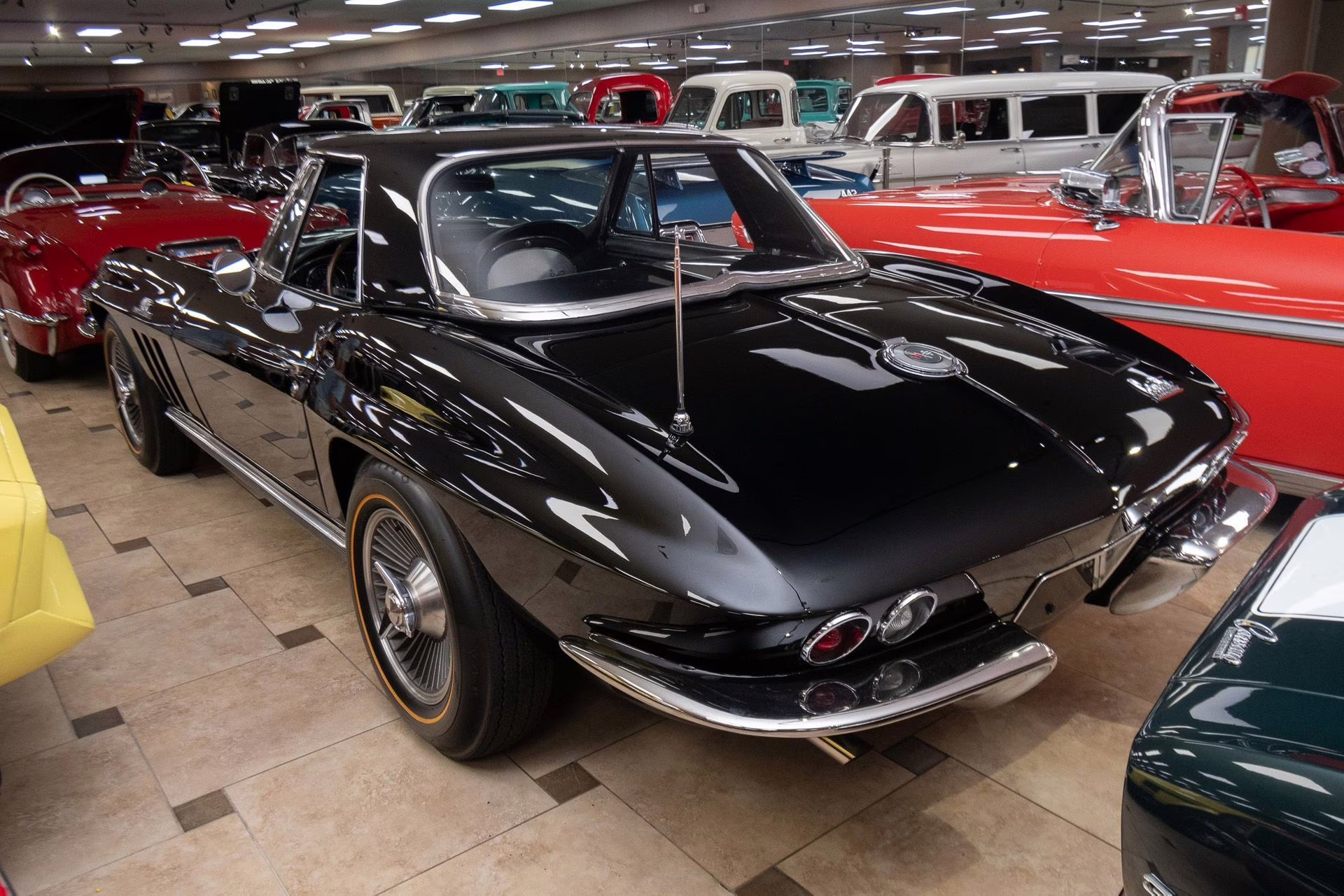 1966 Tuxedo Black Chevrolet Corvette - #s Match 427C.I. Big Block, Triple Black Convertible