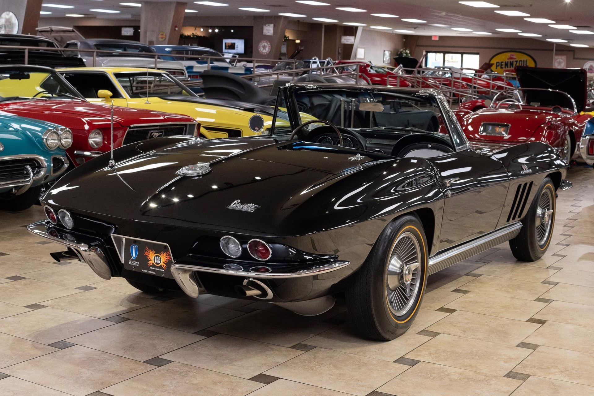 1966 Tuxedo Black Chevrolet Corvette - #s Match 427C.I. Big Block, Triple Black Convertible