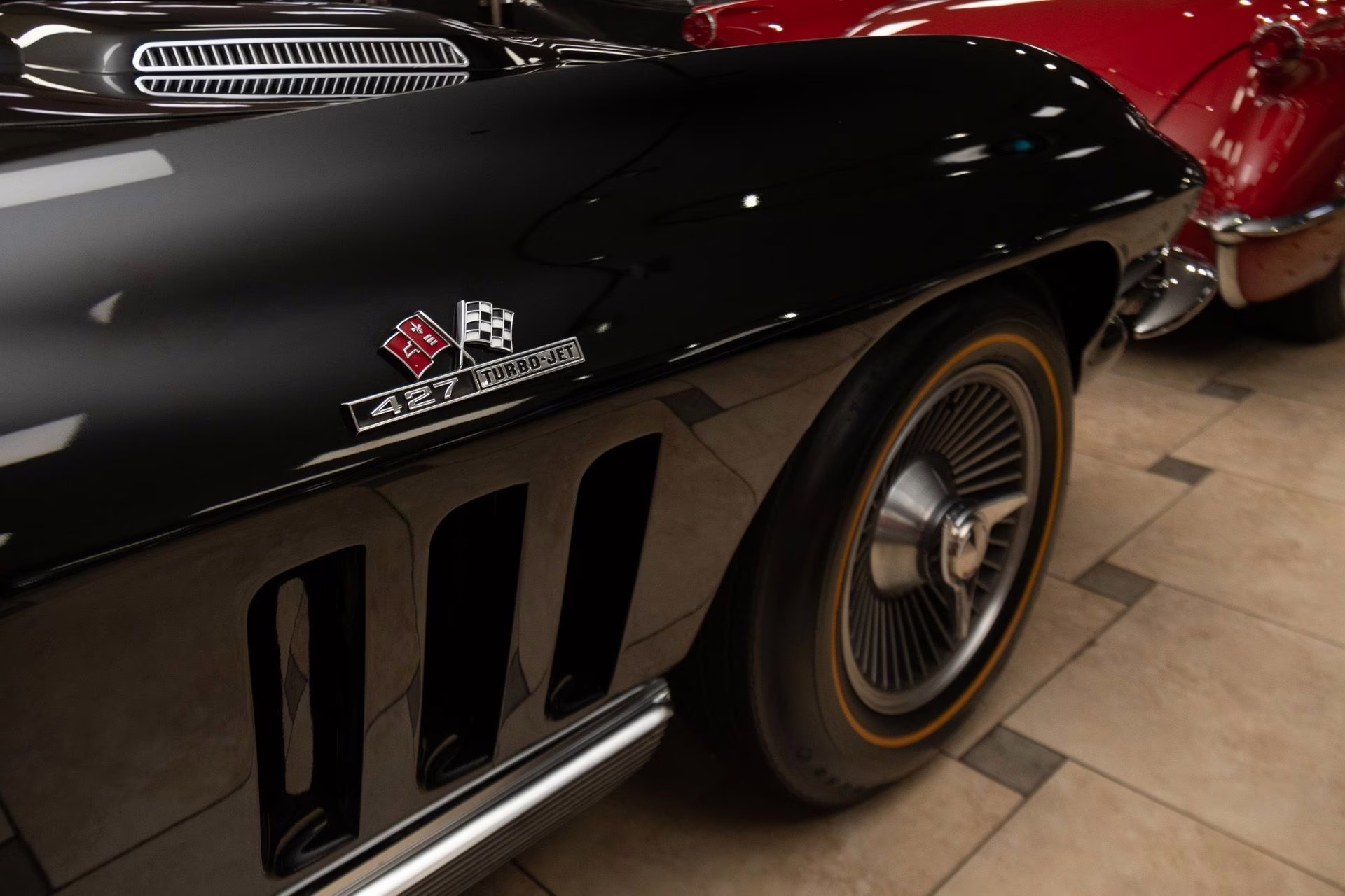 1966 Tuxedo Black Chevrolet Corvette - #s Match 427C.I. Big Block, Triple Black Convertible