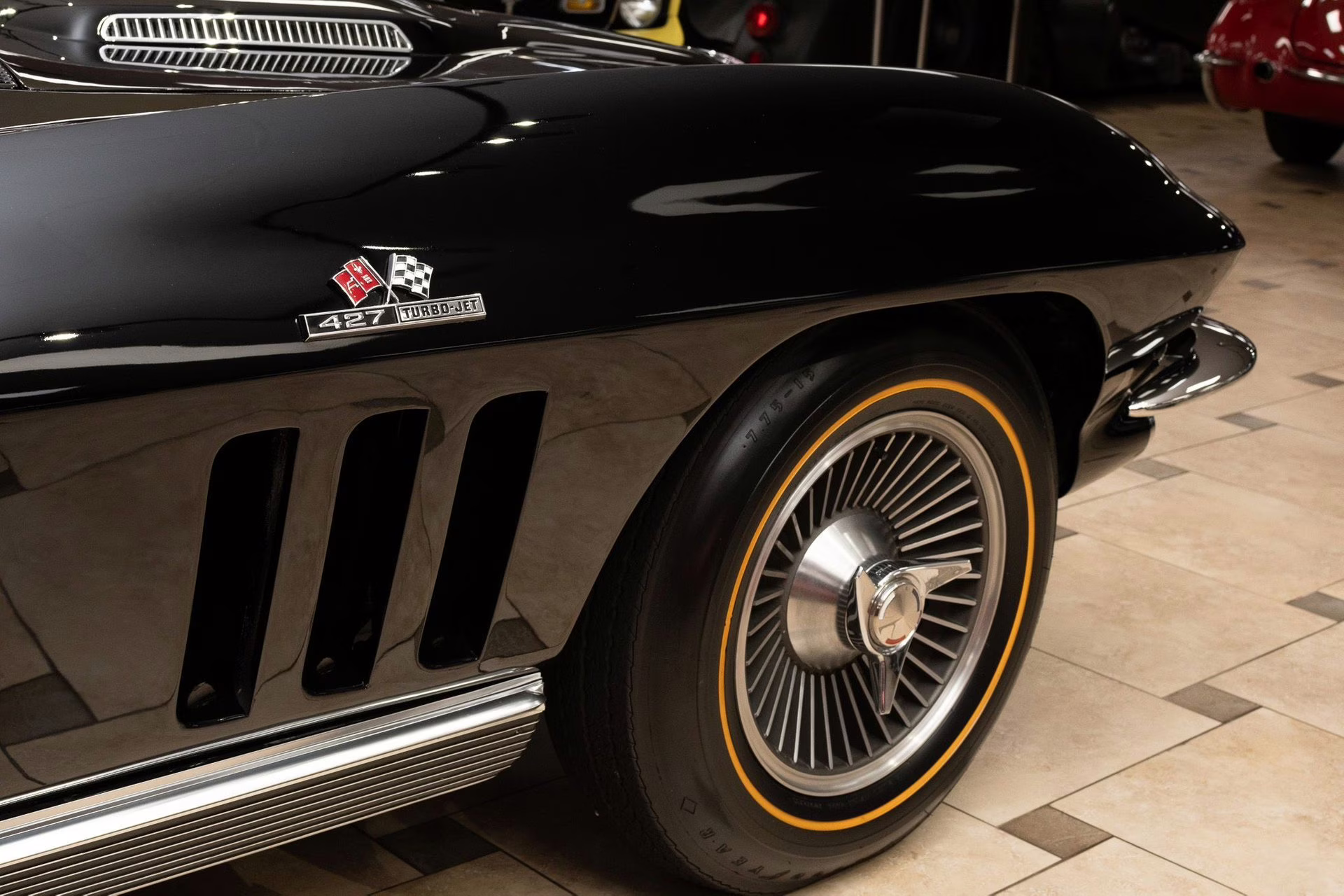 1966 Tuxedo Black Chevrolet Corvette - #s Match 427C.I. Big Block, Triple Black Convertible