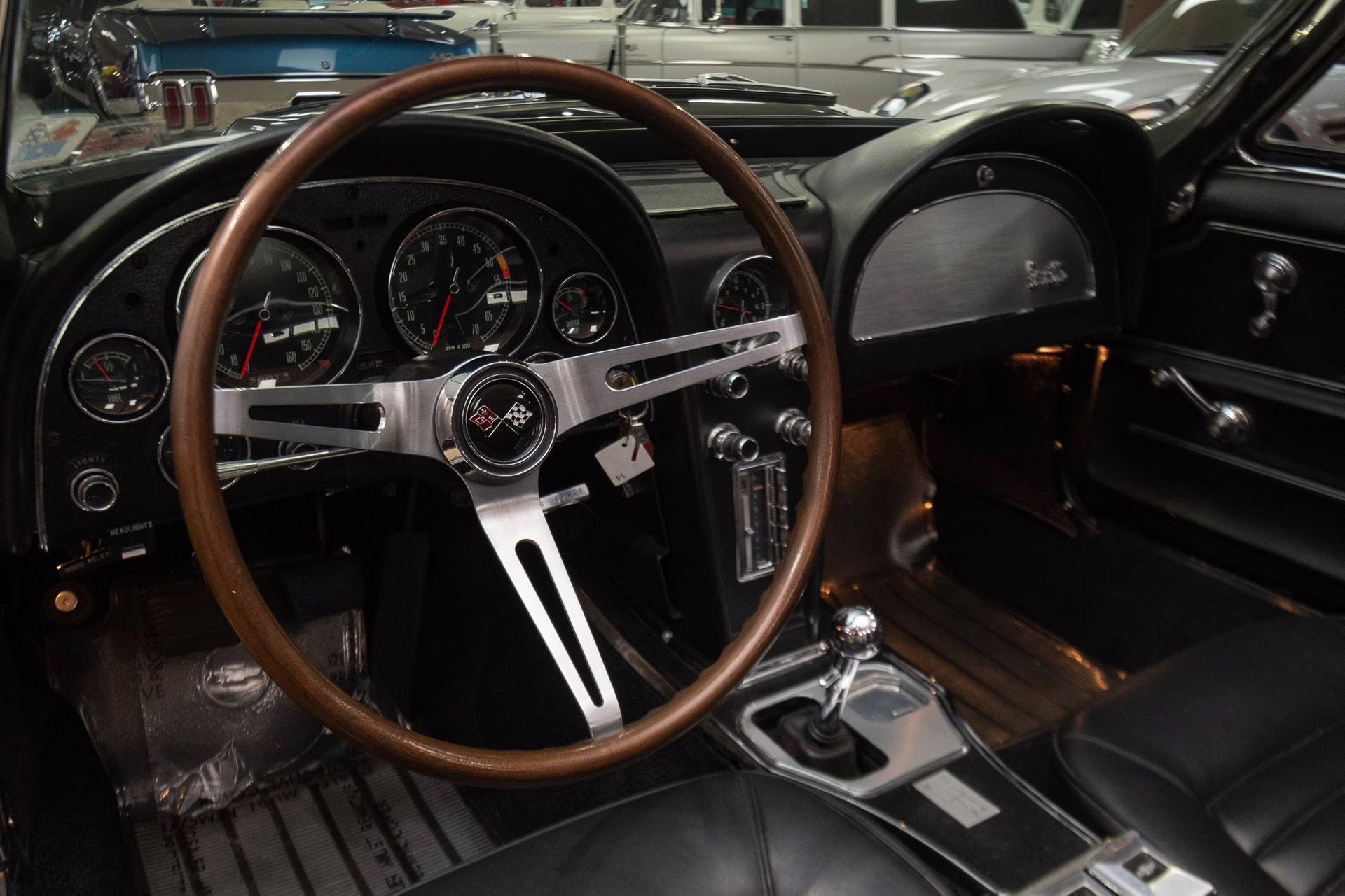 1966 Tuxedo Black Chevrolet Corvette - #s Match 427C.I. Big Block, Triple Black Convertible