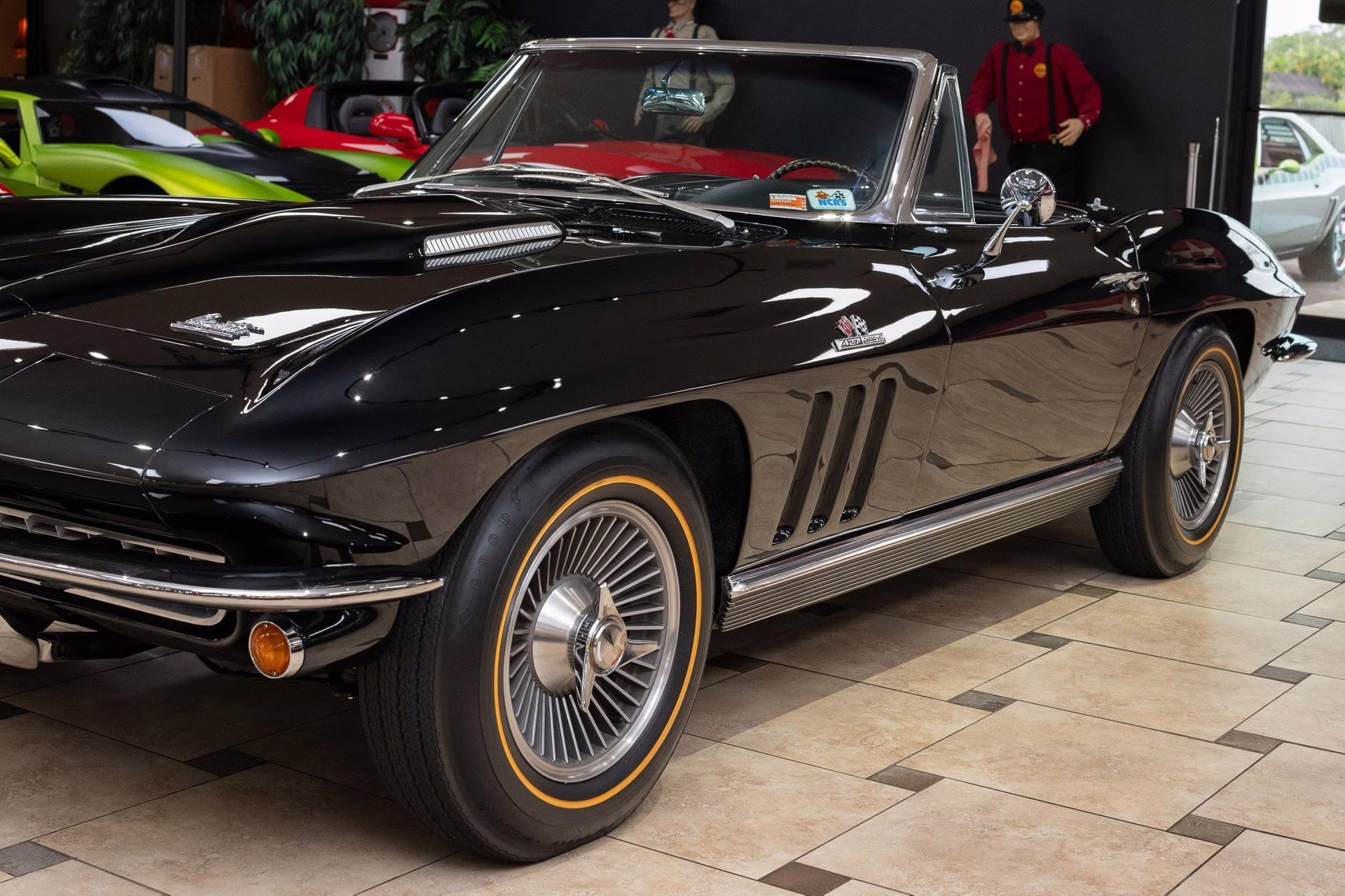 1966 Tuxedo Black Chevrolet Corvette - #s Match 427C.I. Big Block, Triple Black Convertible