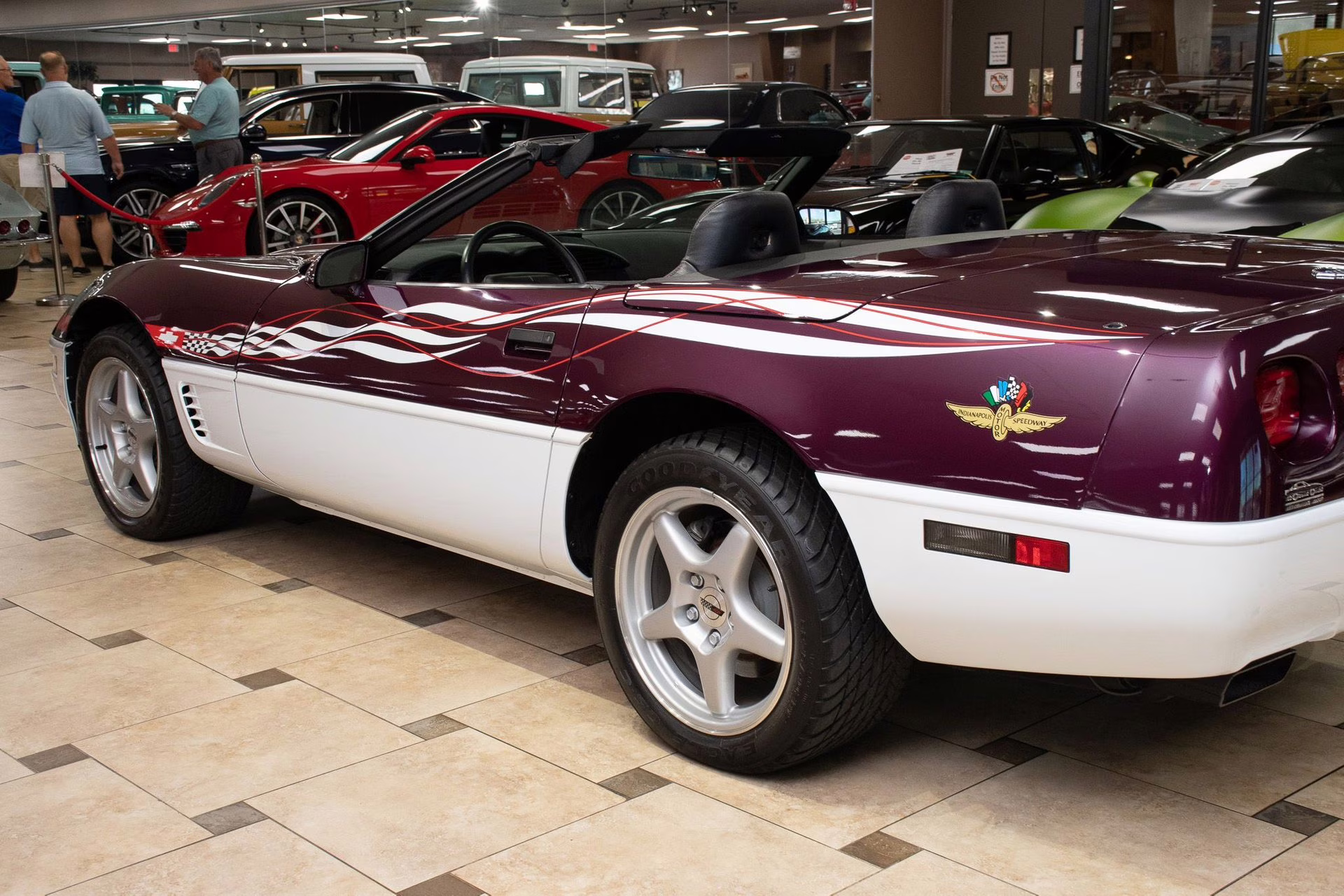 1995 Purple/White/Red Chevrolet Corvette