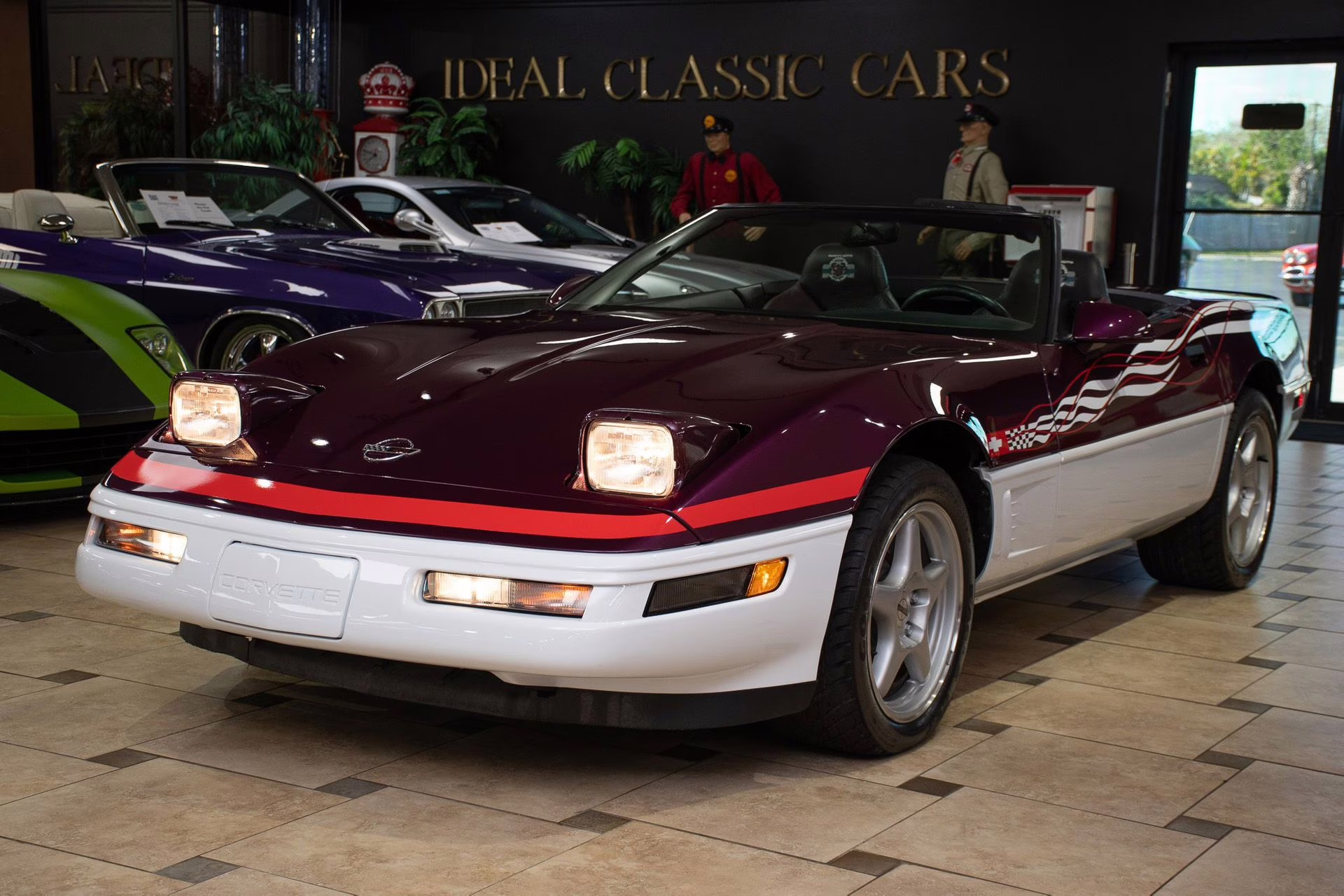 1995 Purple/White/Red Chevrolet Corvette