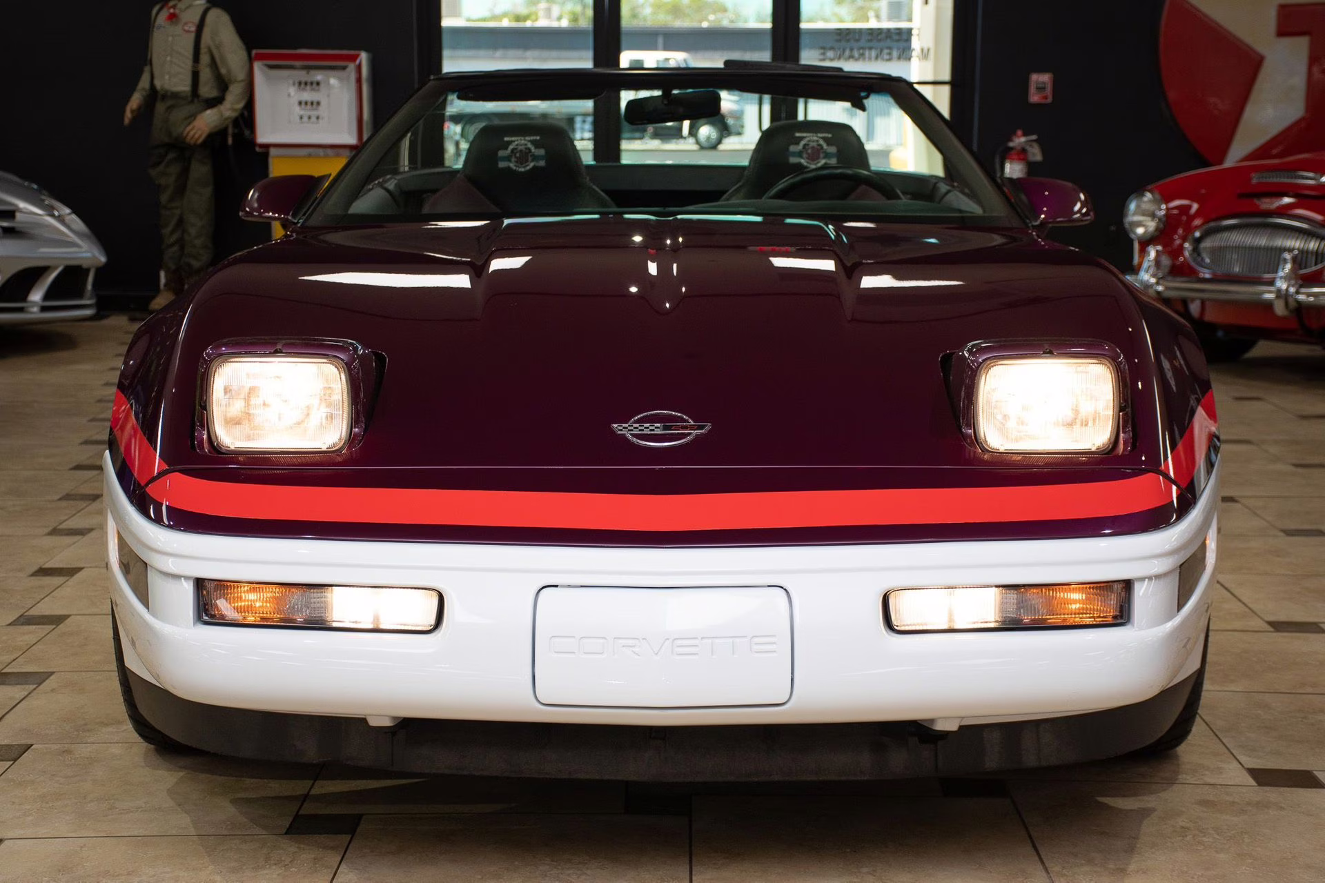 1995 Purple/White/Red Chevrolet Corvette