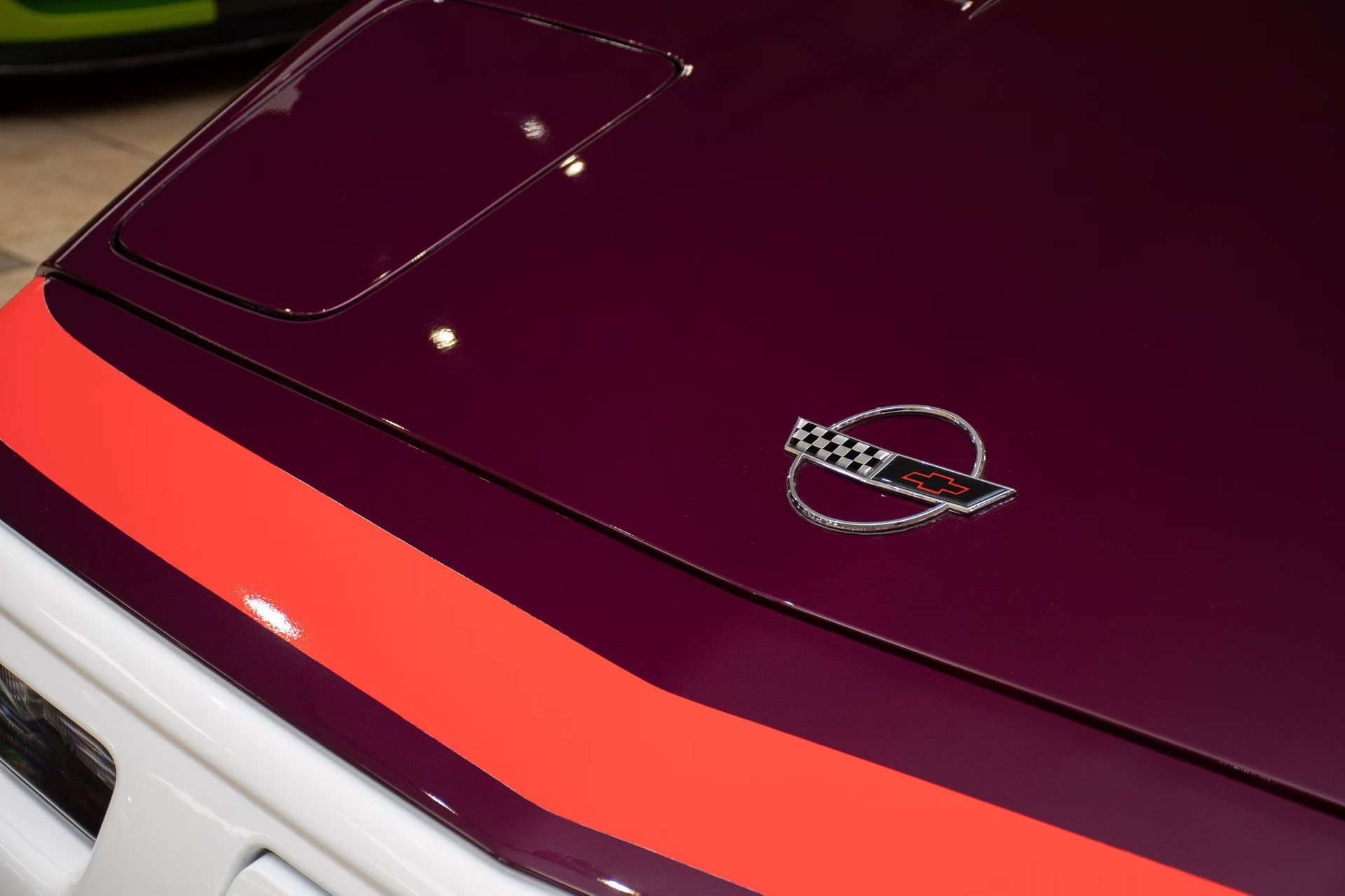 1995 Purple/White/Red Chevrolet Corvette