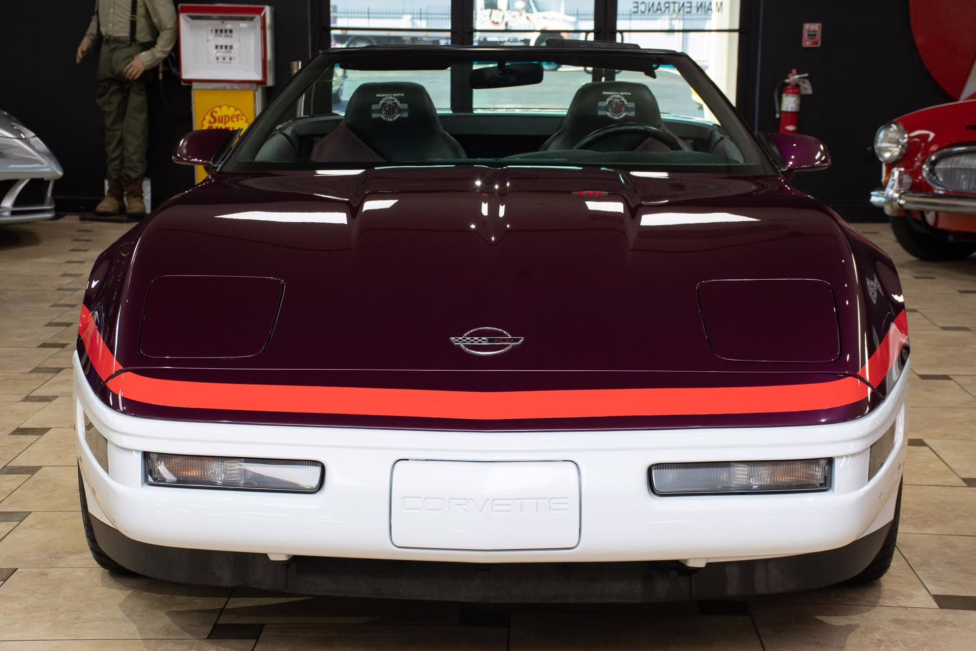 1995 Purple/White/Red Chevrolet Corvette