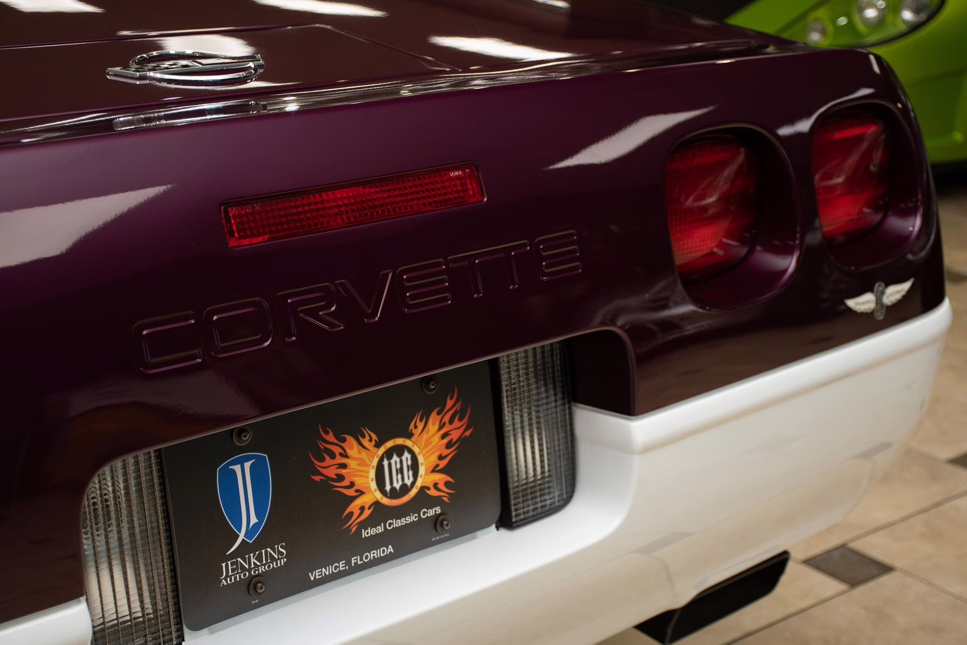 1995 Purple/White/Red Chevrolet Corvette