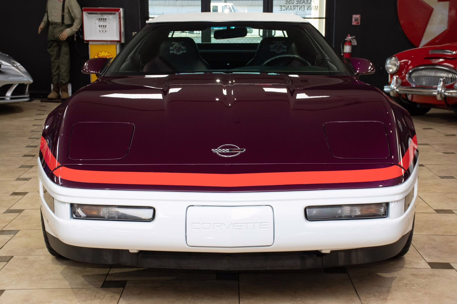 1995 Purple/White/Red Chevrolet Corvette
