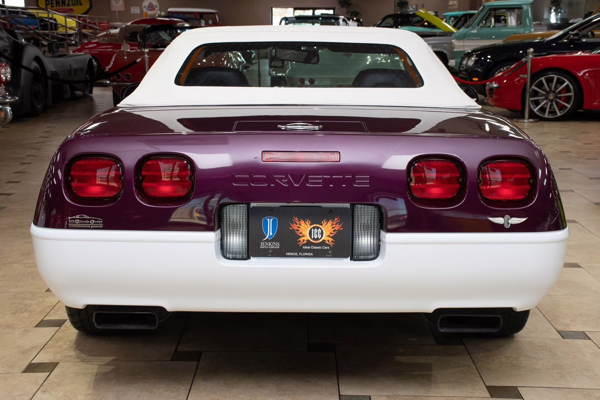 1995 Purple/White/Red Chevrolet Corvette