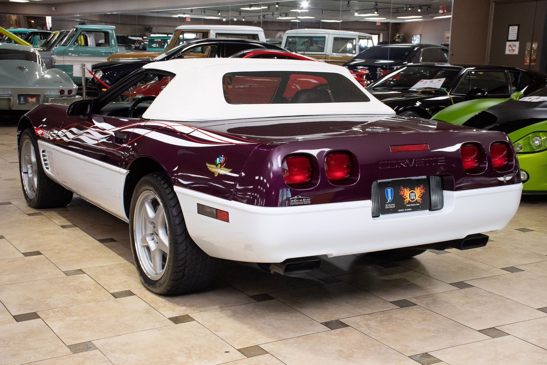 1995 Purple/White/Red Chevrolet Corvette
