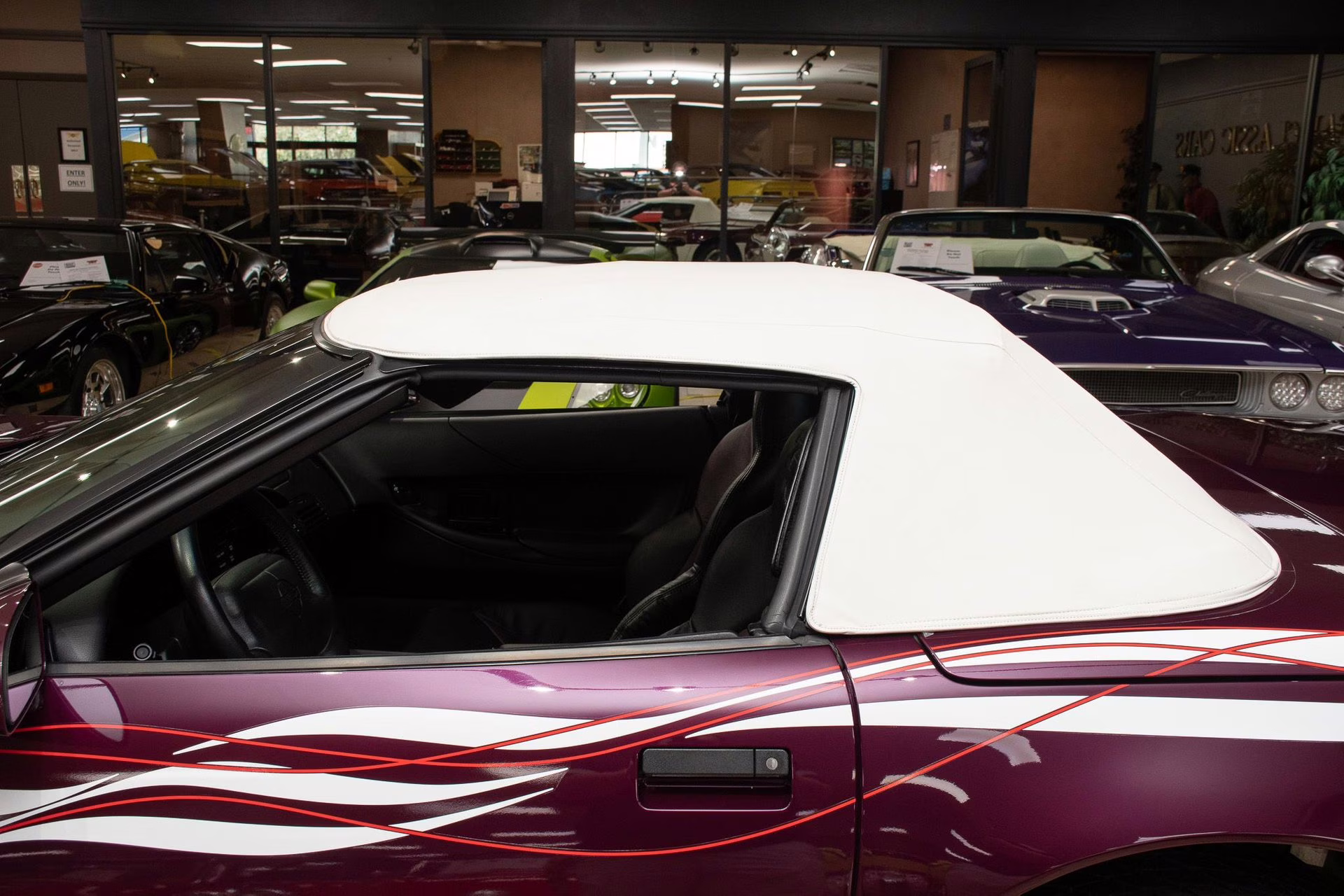 1995 Purple/White/Red Chevrolet Corvette