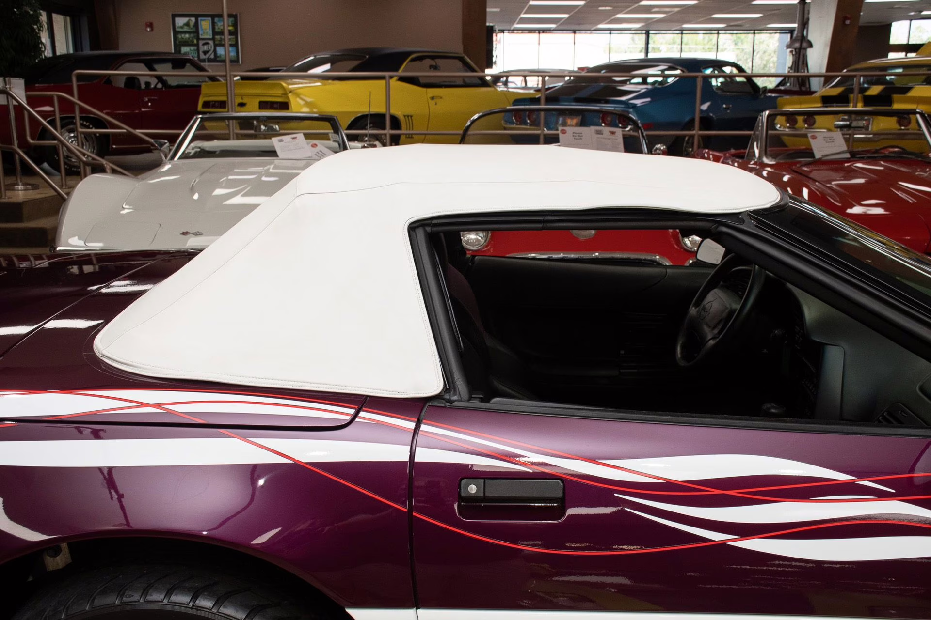 1995 Purple/White/Red Chevrolet Corvette