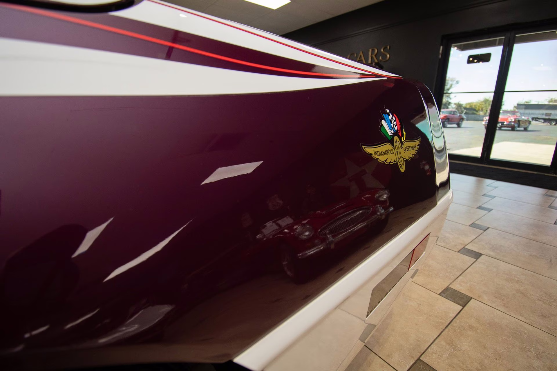 1995 Purple/White/Red Chevrolet Corvette