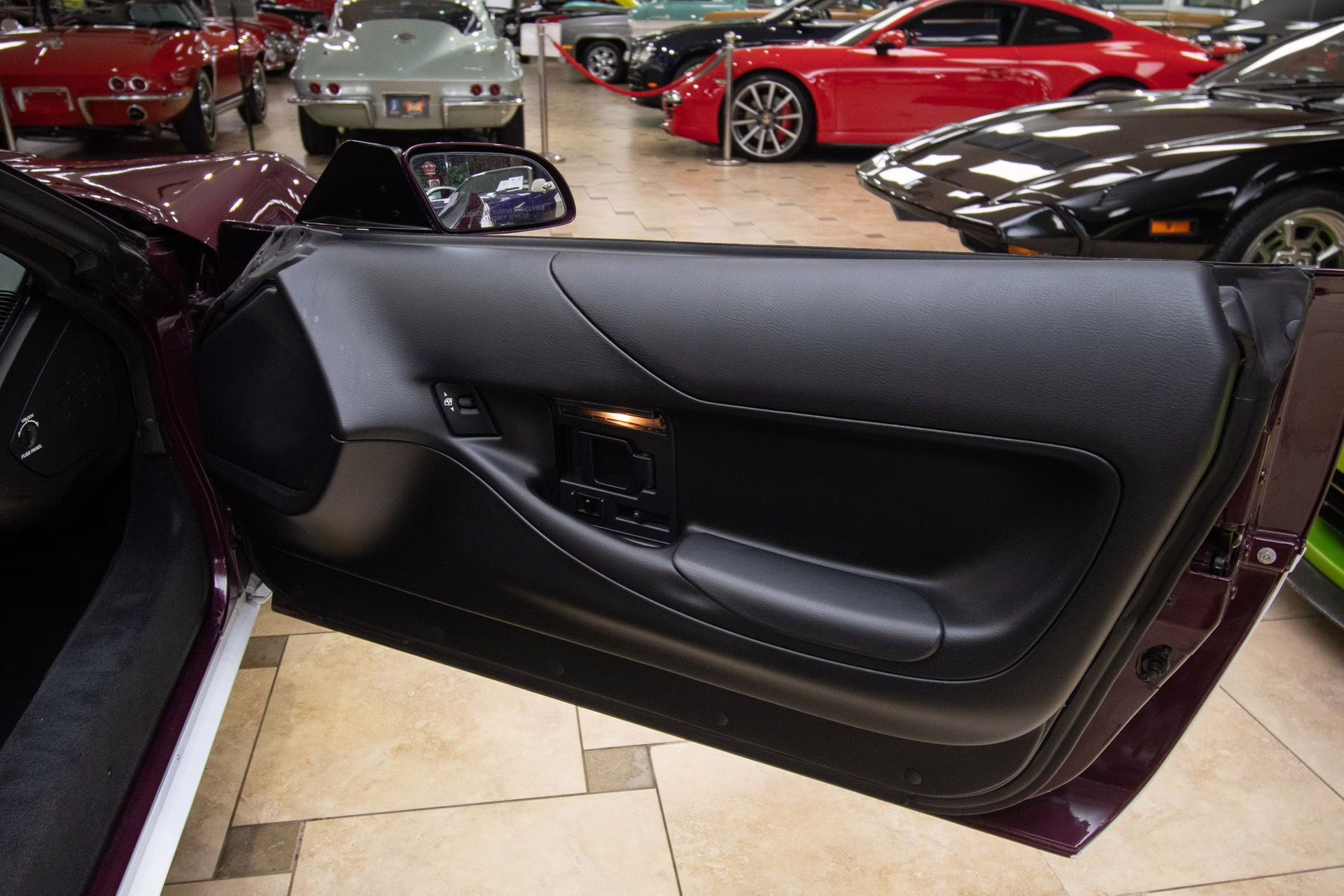 1995 Purple/White/Red Chevrolet Corvette