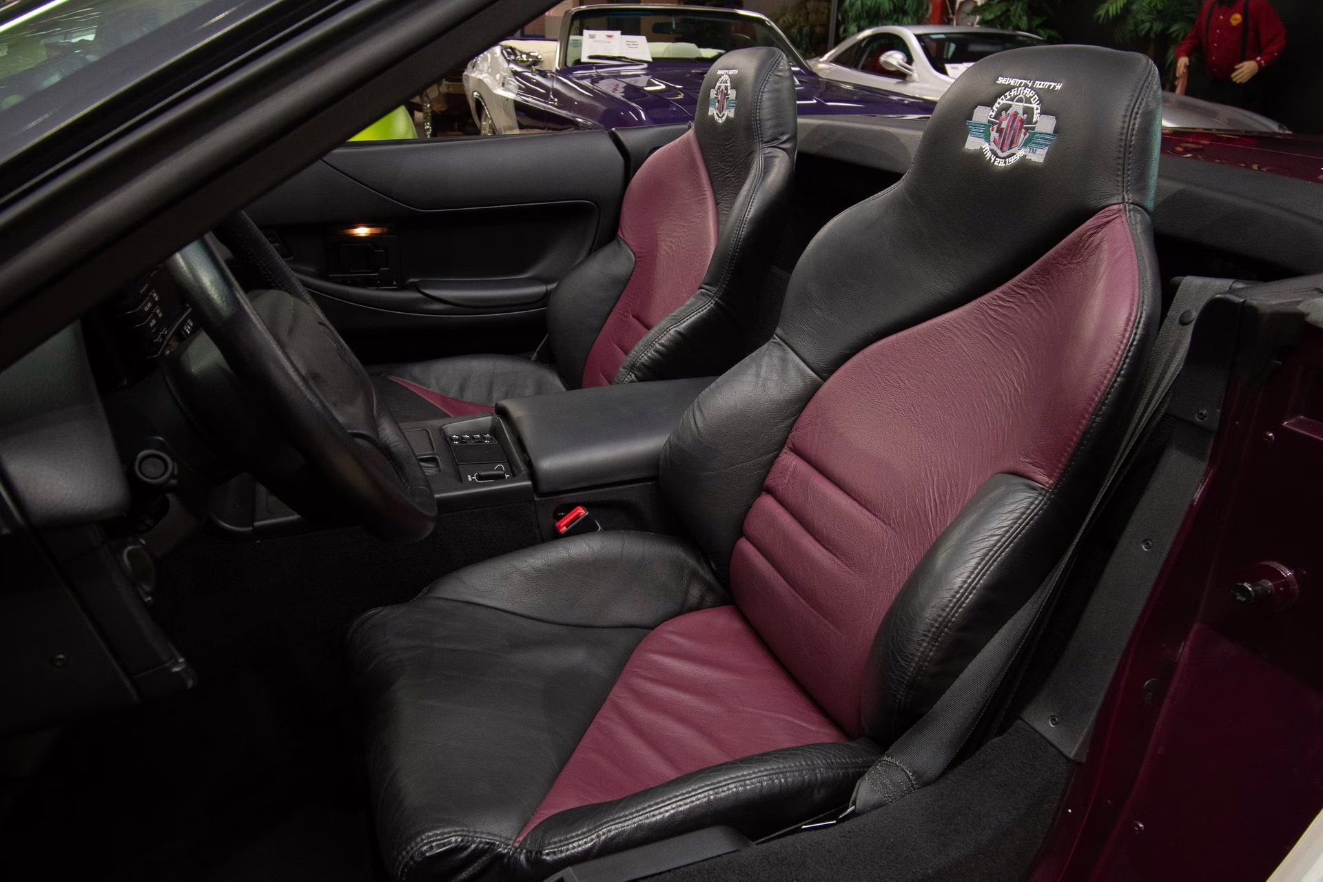 1995 Purple/White/Red Chevrolet Corvette