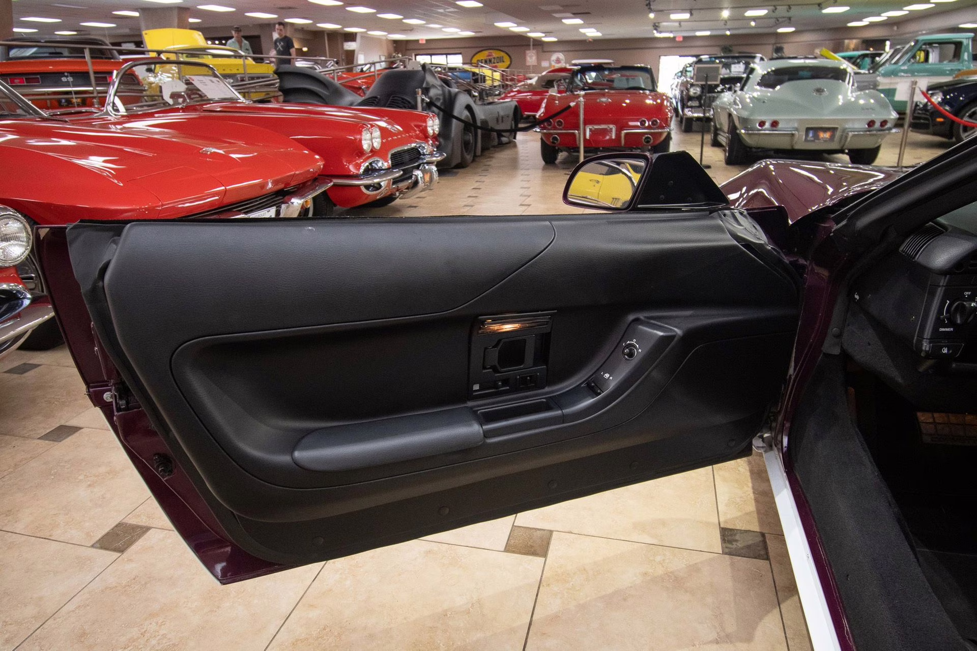 1995 Purple/White/Red Chevrolet Corvette