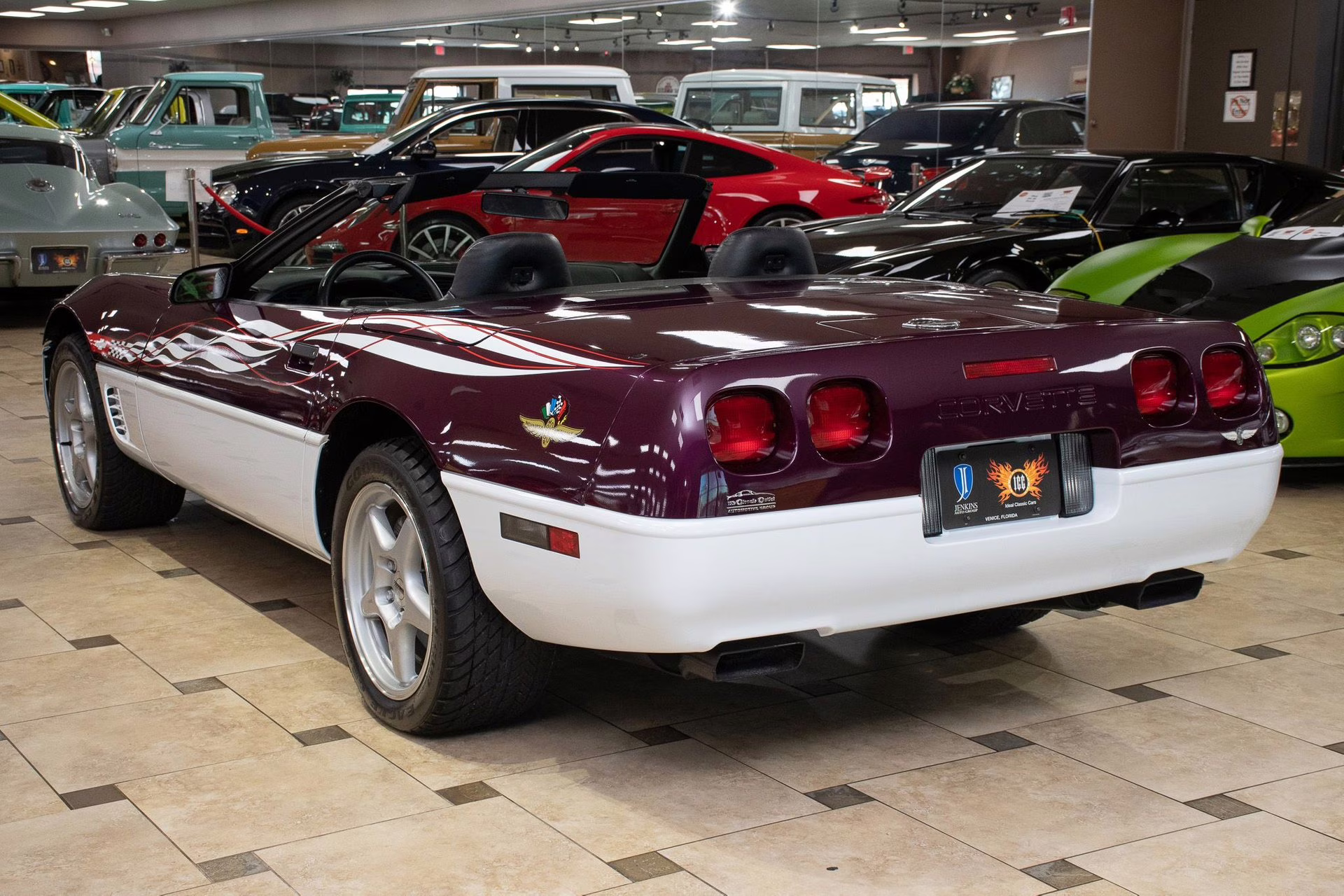1995 Purple/White/Red Chevrolet Corvette