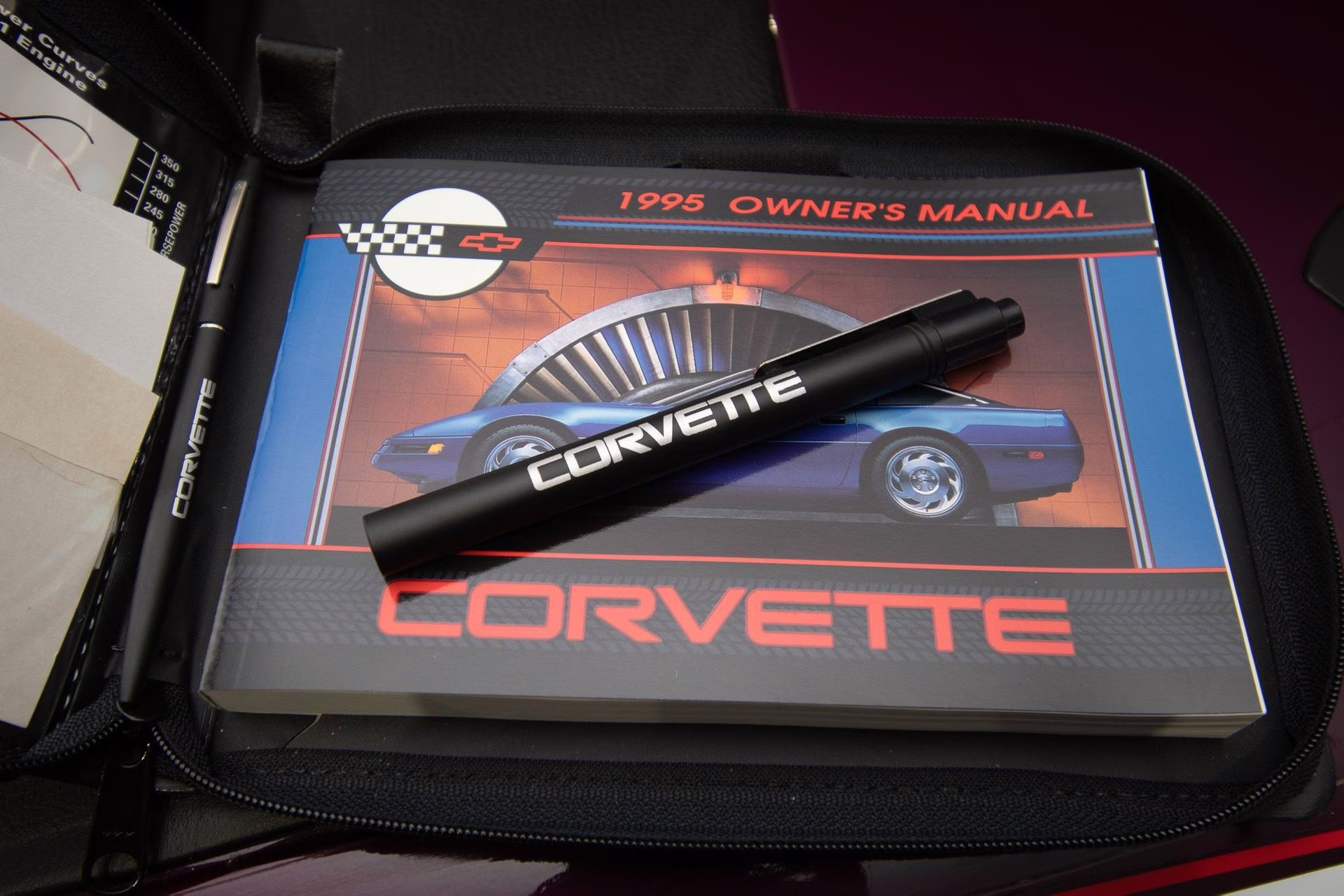 1995 Purple/White/Red Chevrolet Corvette