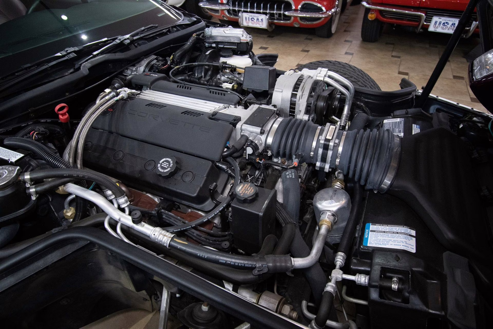 1995 Purple/White/Red Chevrolet Corvette