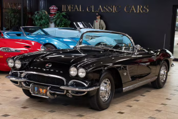 1962 Tuxedo Black Chevrolet Corvette - Triple Black, 340hp Convertible