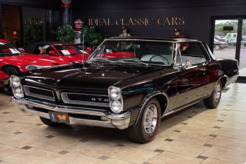 1965 Starlight Black Pontiac LeMans - GTO pkg, Factory A/C, PS, PB Coupe