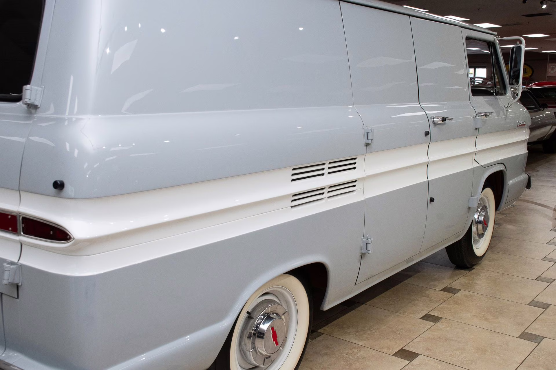 1962 Georgian Gray Chevrolet Corvair 95 Corvan - Rotisserie Resto!