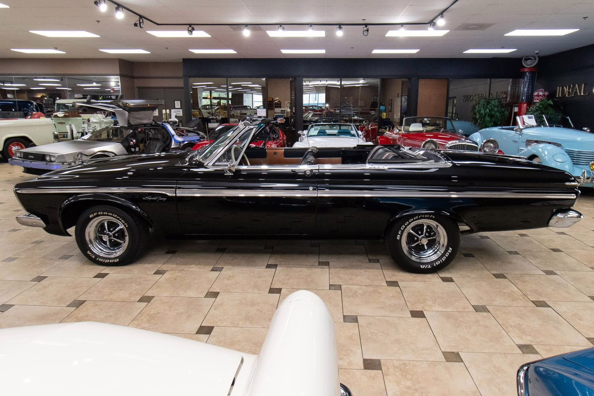 1963 Ebony Black Plymouth Sport Fury - Max Wedge V8 Convertible