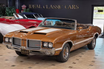 1972 Saddle Bronze Poly Oldsmobile Cutlass Supreme 442 - PS, PB, PW, A/C Convertible