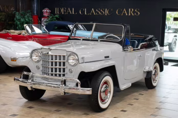 1950 Potomac Gray Willys Jeepster - 6-Cylinder, Overdrive Crossover