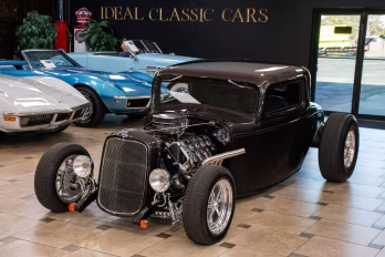 1932 Black Metallic Ford 3-Window - Professionally built by Ken Yanez, Signed by The Coupe
