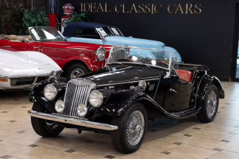 1955 Black MG TF 1500 - #s Matching Convertible